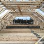 Attic Trusses Being Erected In Halifax Yorkshire
