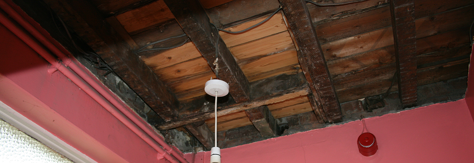 Ceiling Repair Water Damaged Before Replaster