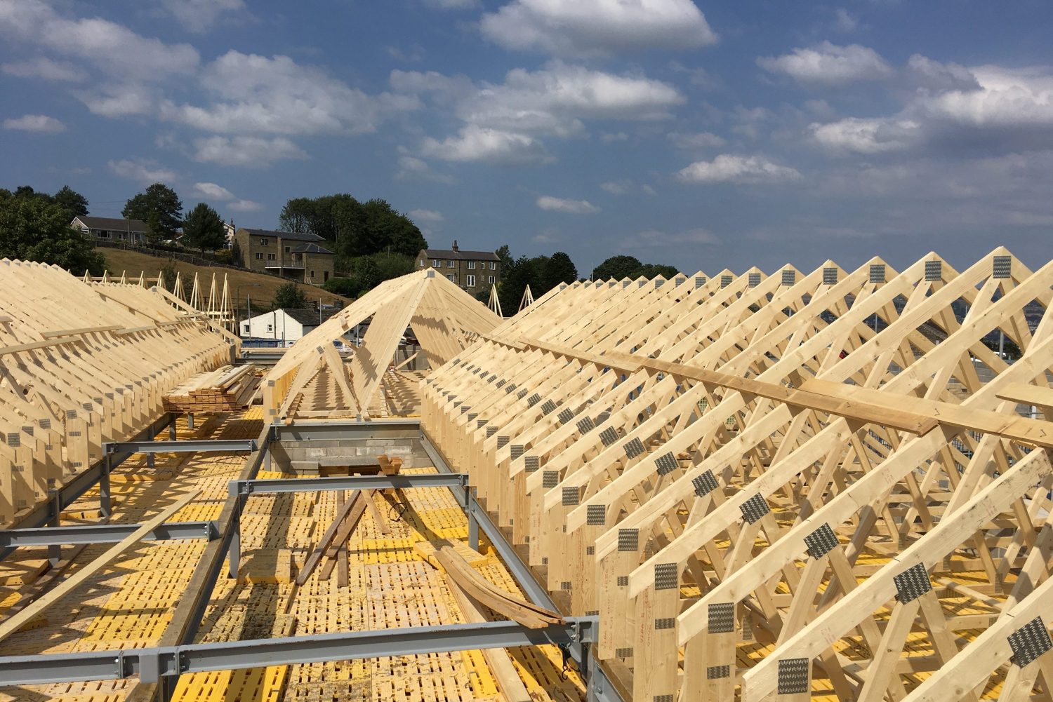 Structural Joinery – Truss Roof Installation