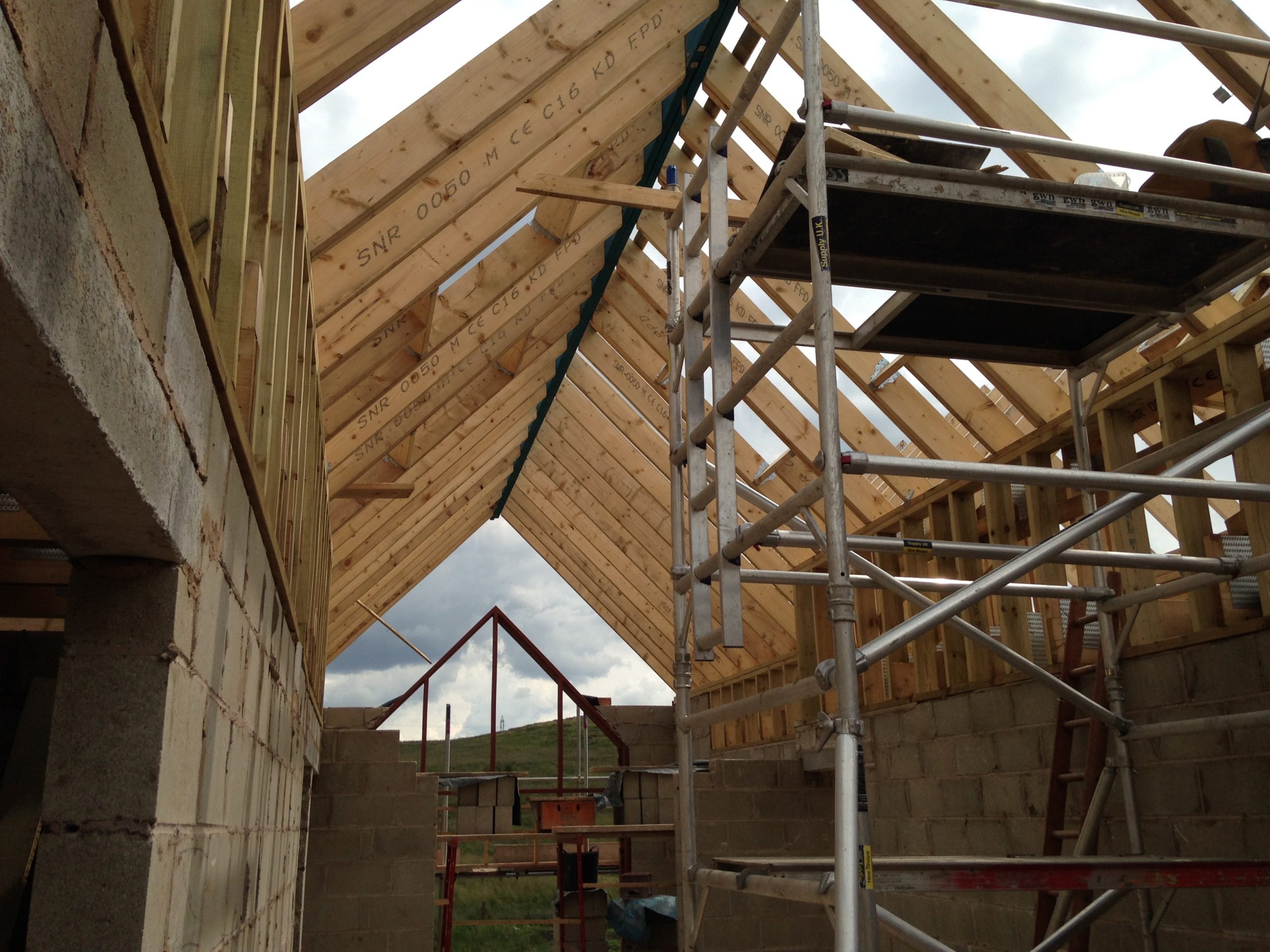 Traditional cut roof