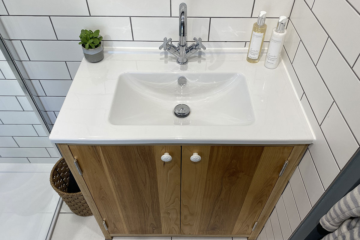 Handmade vanity unit