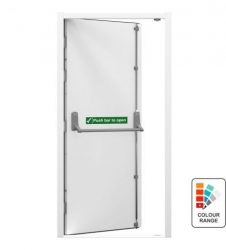 Steel fire exit door installers, steel exit doors and steel high security doors York, Leeds, Harrogate